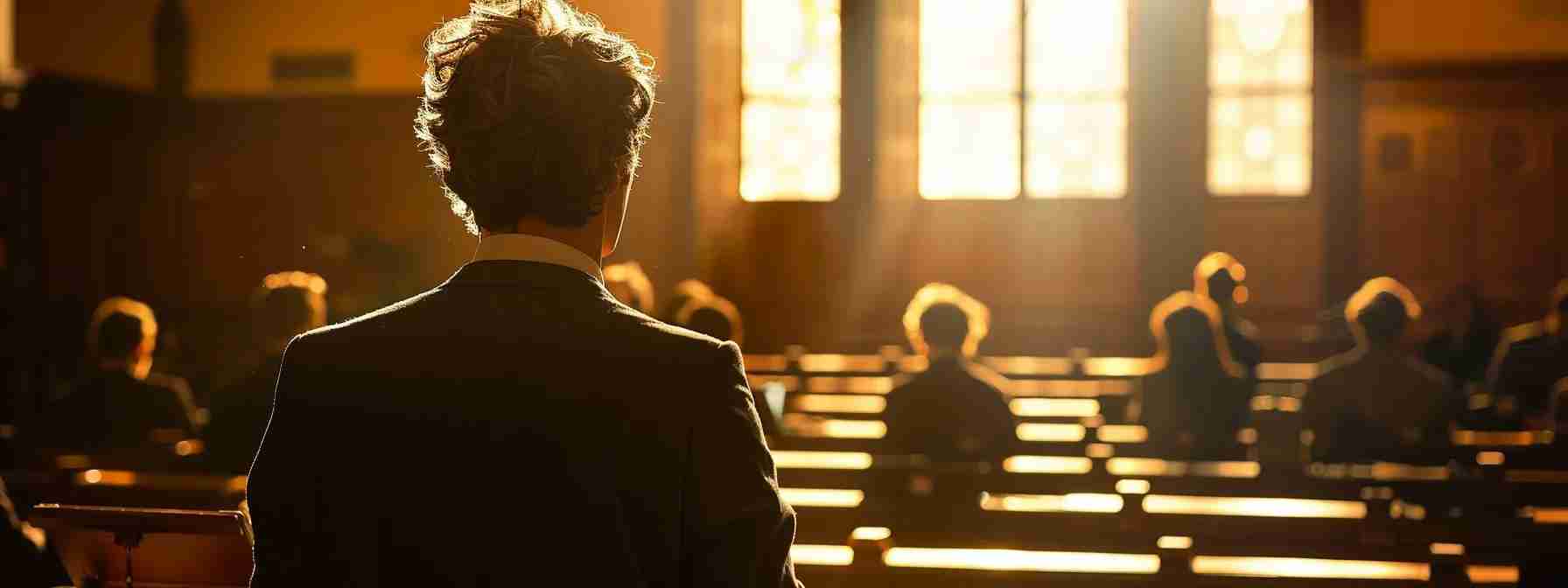 a focused and dramatic scene captures a determined lawyer standing in a dimly lit courtroom, passionately discussing complex legal issues with an engaged client, highlighting the intricacies and misconceptions of the criminal defense process. a focused and dramatic scene captures a determined lawyer standing in a dimly lit courtroom, passionately discussing complex legal issues with an engaged client, highlighting the intricacies and misconceptions of the criminal defense process.